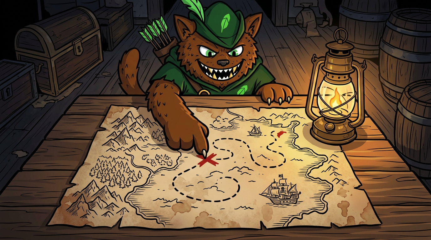 The Sherwood treasure map roadmap